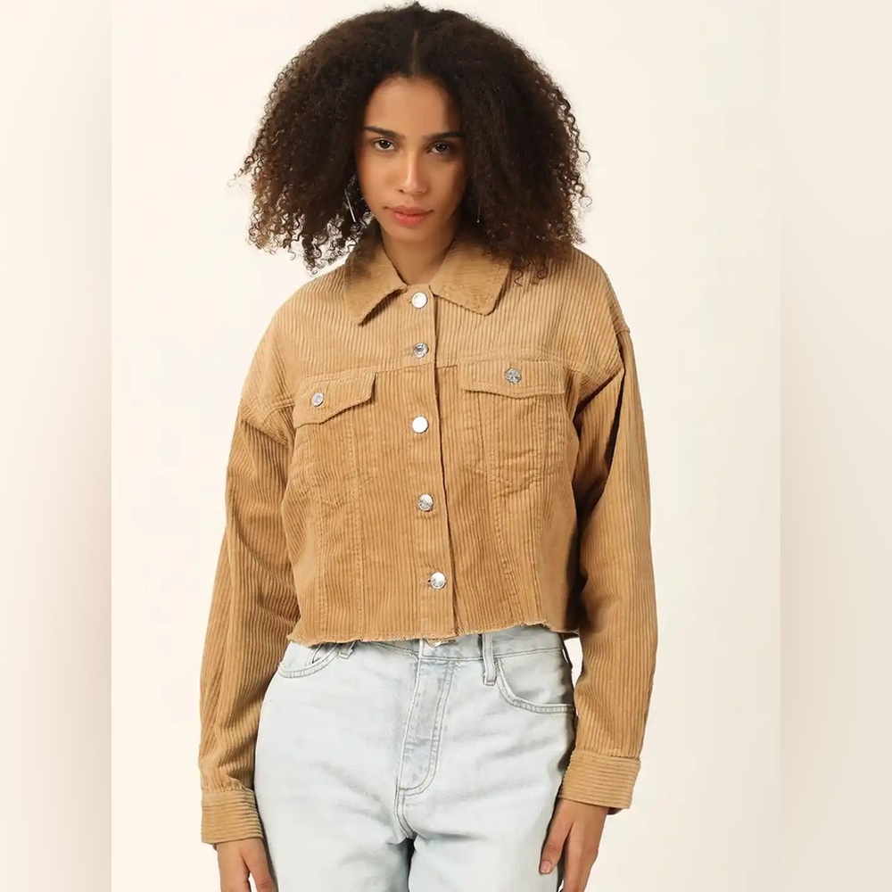 NWOT Forever 21 Corduroy Crop Jacket